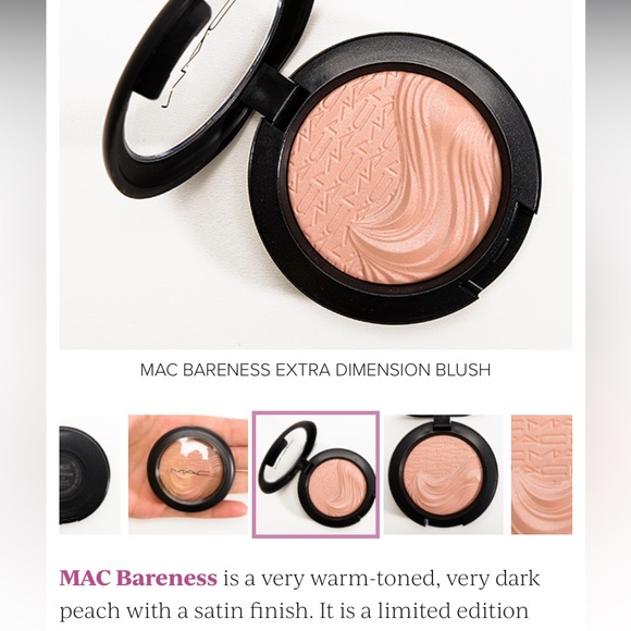 BARENESS MAC Extra Dimension Blush - Picture 8 of 14